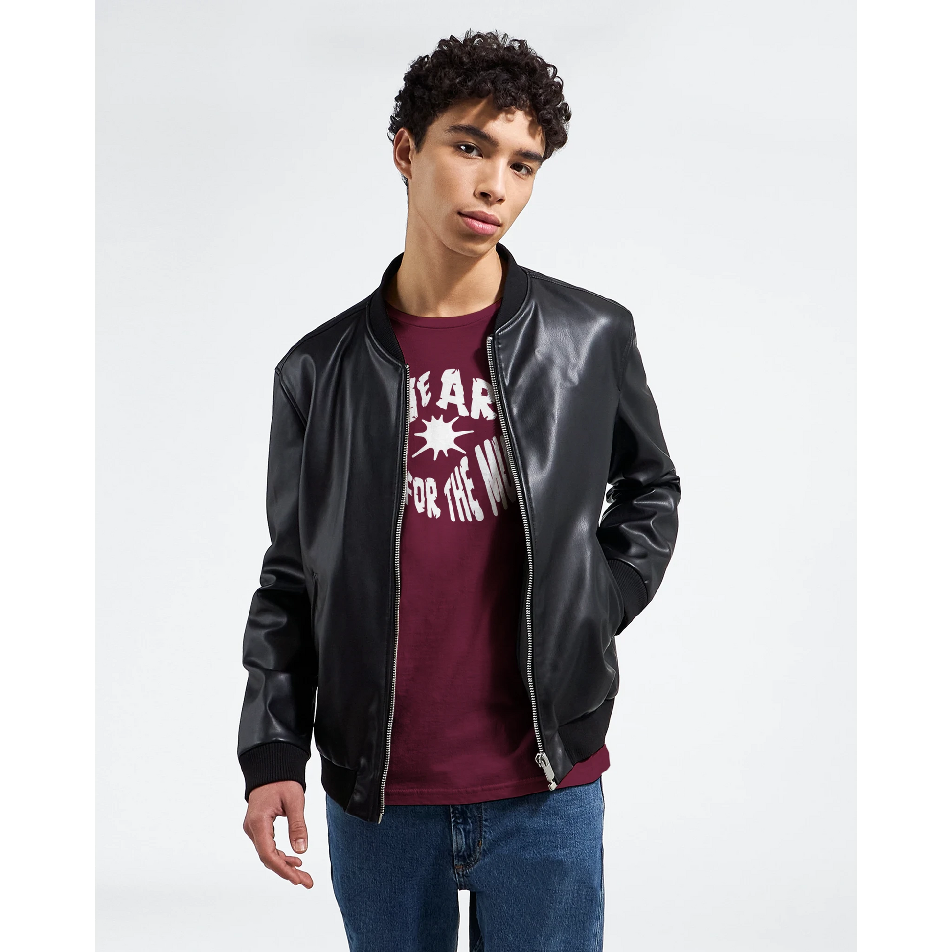 Unisex music-loving apparel saying We Are Here For The Music