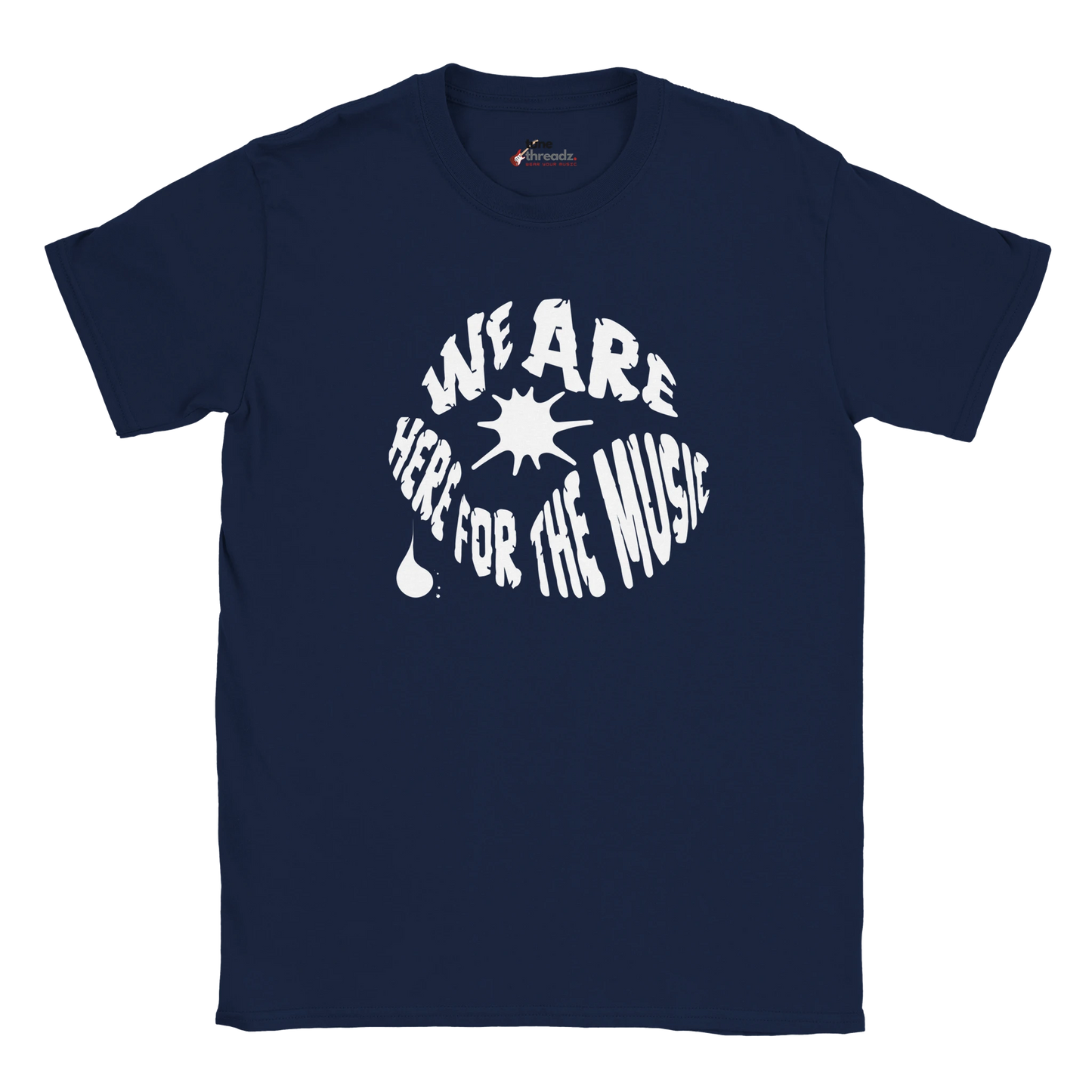 Music lover unisex tee with bold typography design