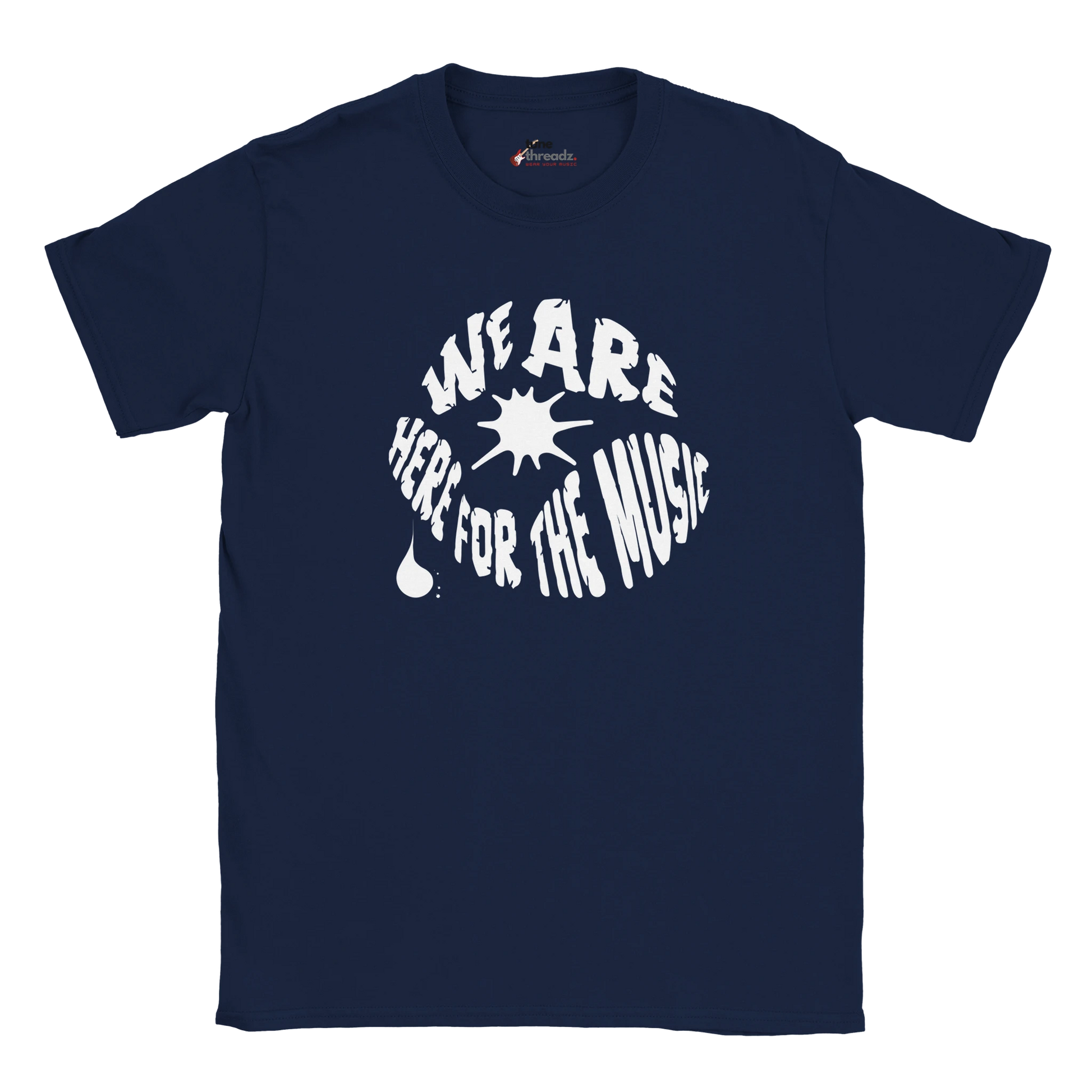 Music lover unisex tee with bold typography design