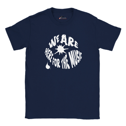 Music lover unisex tee with bold typography design