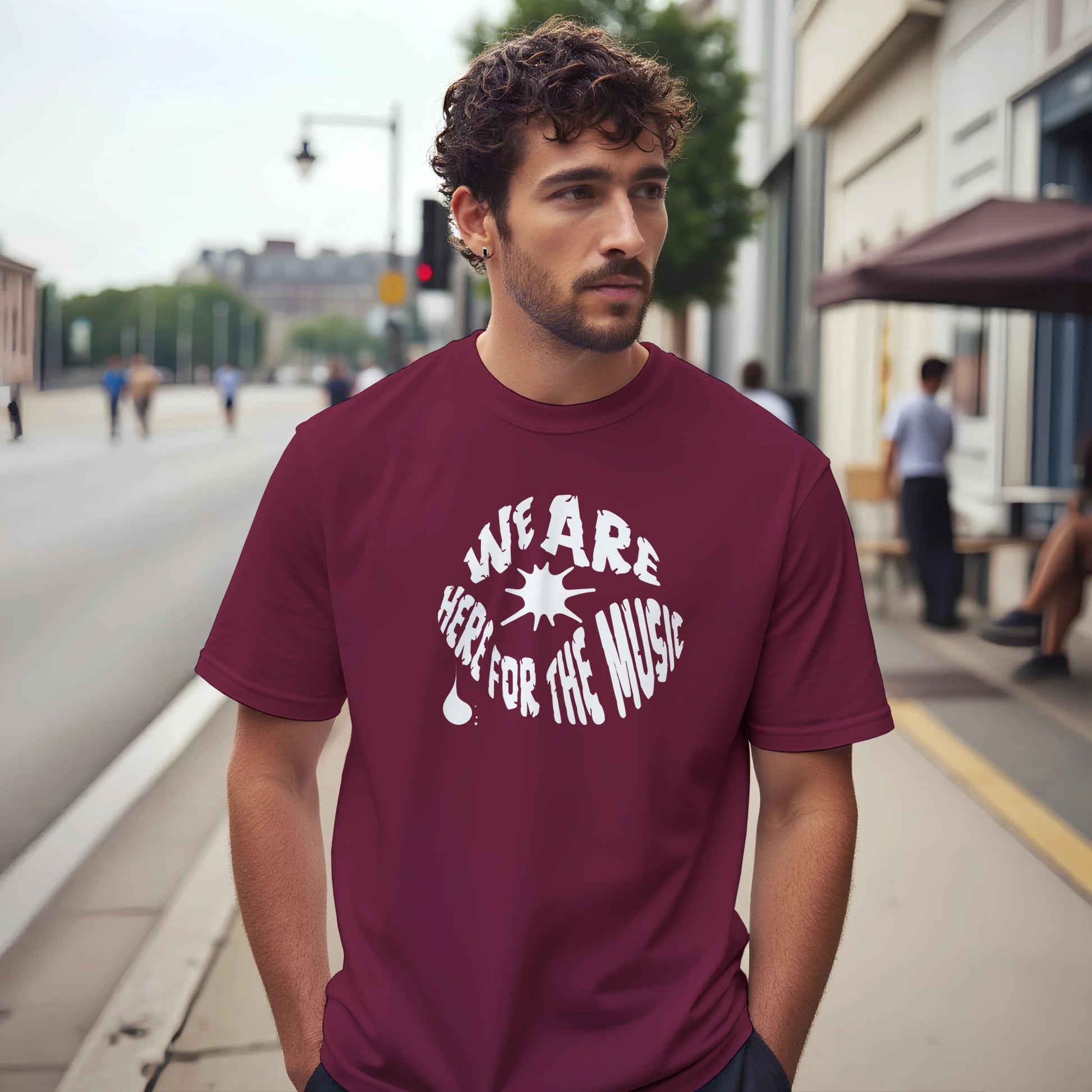Perfect gift for concert-goers: statement music slogan tee